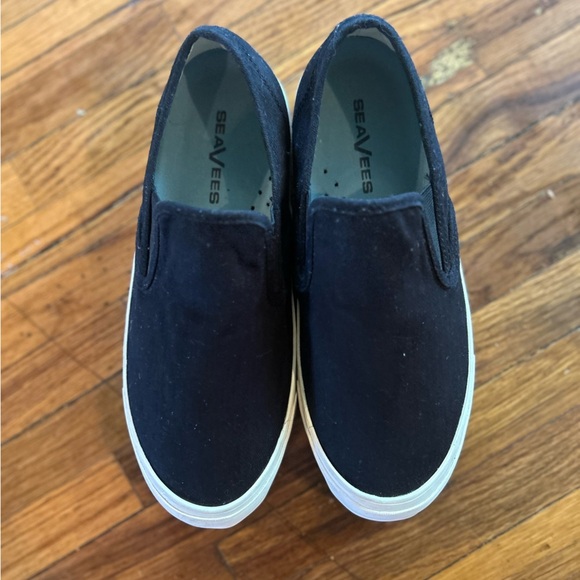 Seavees black Baja slip on platform sneaker size 8  black casual outdoor coastal - Picture 3 of 6